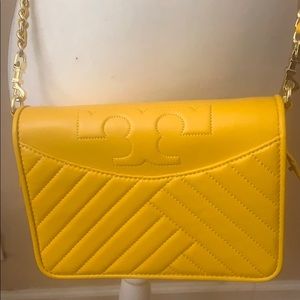 Tory burch Alexa Combo Crossbody leather